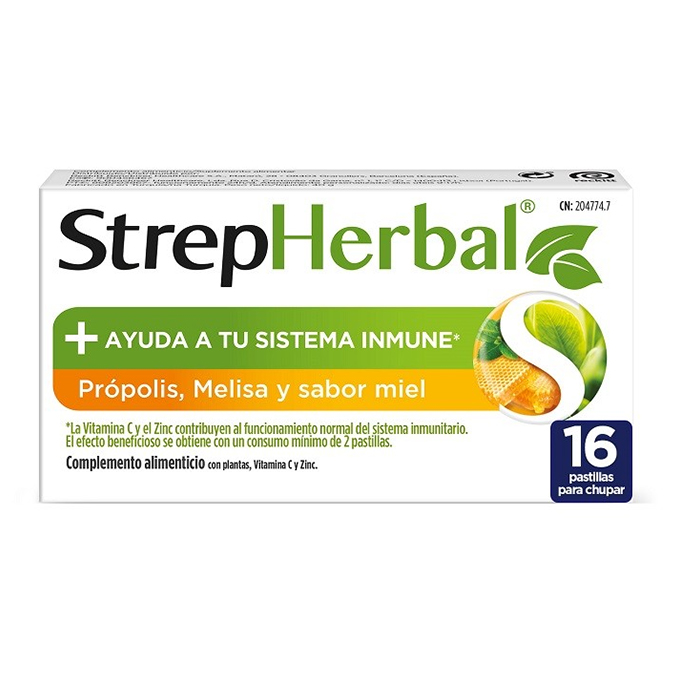 Strepsils StrepHerbal Propolis y Melisa,