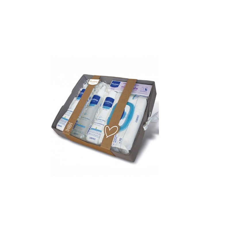 Mustela Baby Basket Grey Set