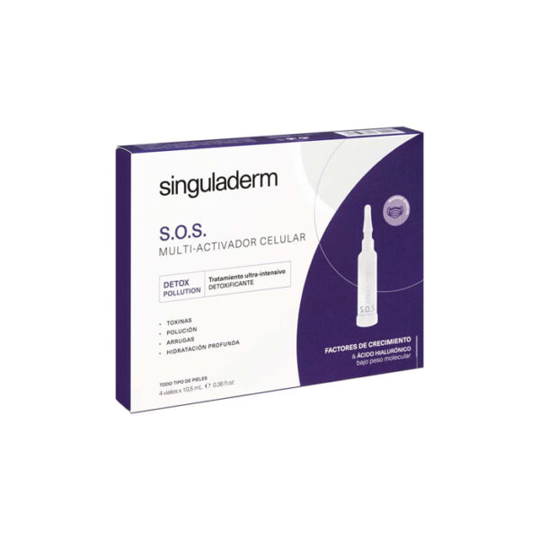 Singuladerm S.O.S. Multi-Cellular Activator Detoxifying Treatment 4×10,5ml