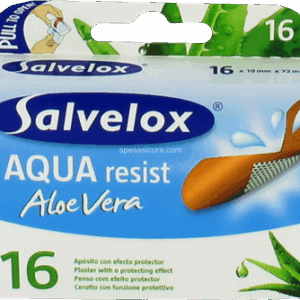 Salvelox Aqua Resist Aloe Vera Adhesive Dressing 16 Uts