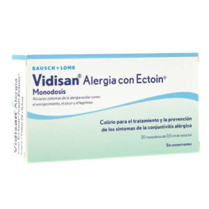 Vidisan Alergia con Ectoin 20 Monodosis Bausch & Lomb