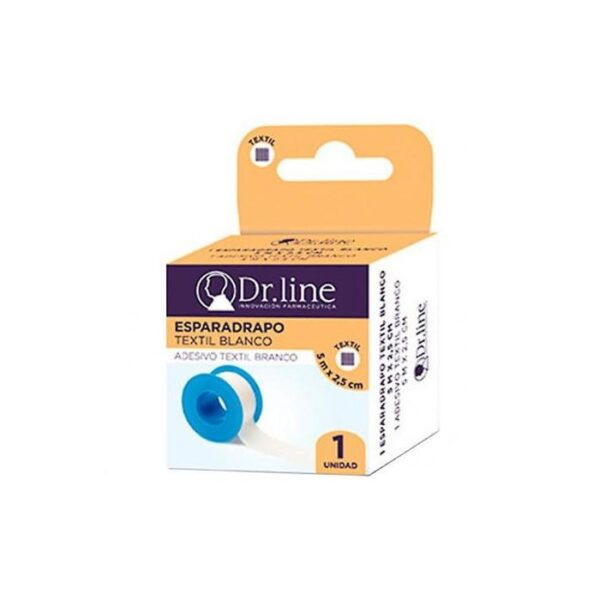 Dr. Line White Textile Tape 5×2,5cm X12