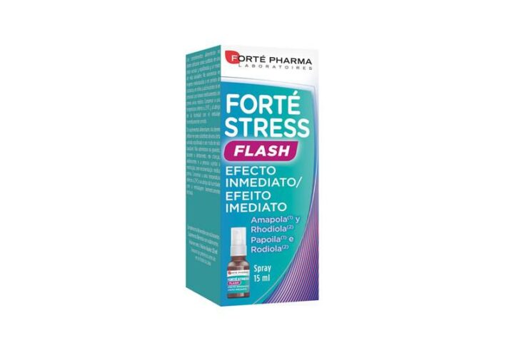 Forté Pharma Forte Stress Flash Spray con Rhodiola y Amapola 15 ml