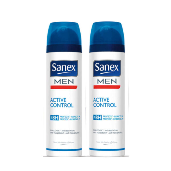 Sanex Men Active Control 48h Deodorant Spray 2x100ml