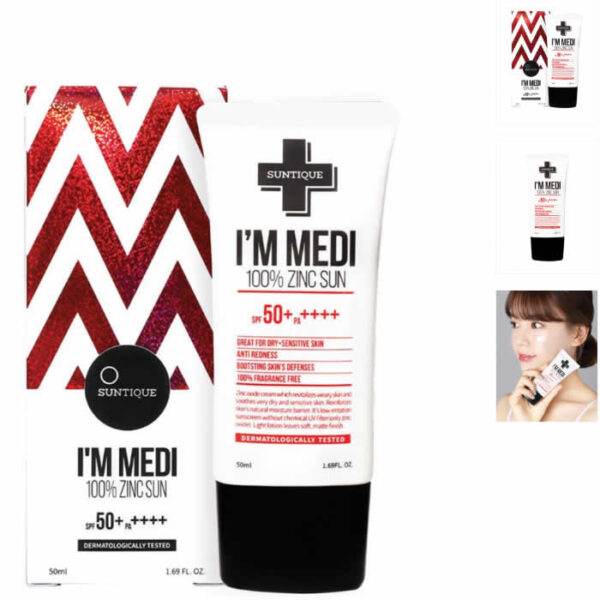 Suntique I’m Medi 100% Zinc Sun Spf50 50ml