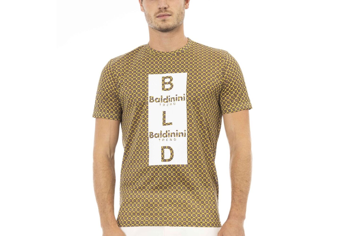 Baldinini Trend COMO Men's T-Shirt Yellow