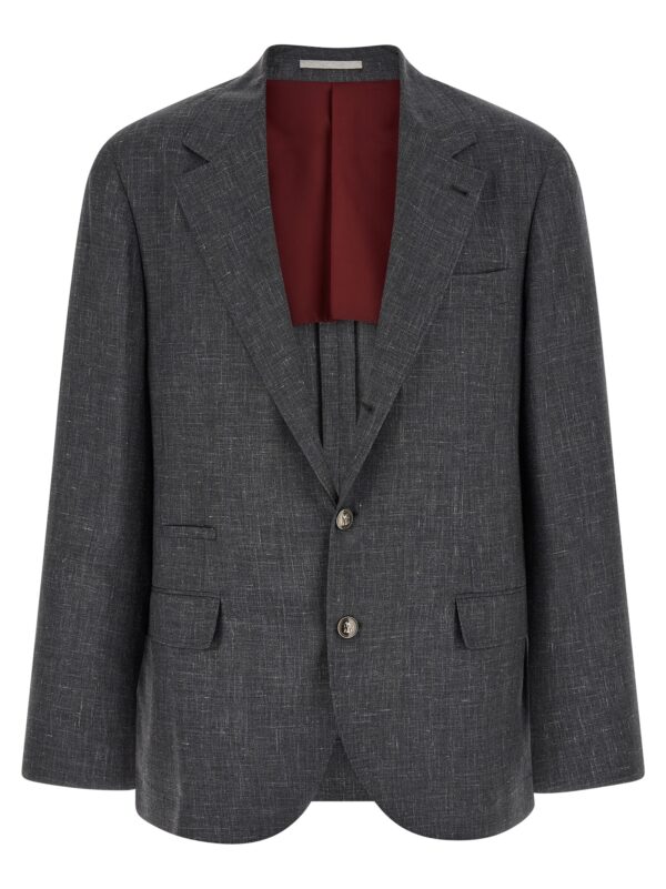 Gray Wool Blazer