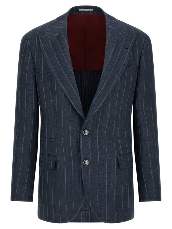 Blue Hemp Blazer
