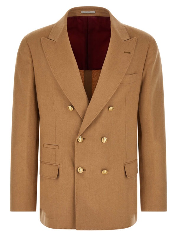 Beige Camel Hair  Blazer