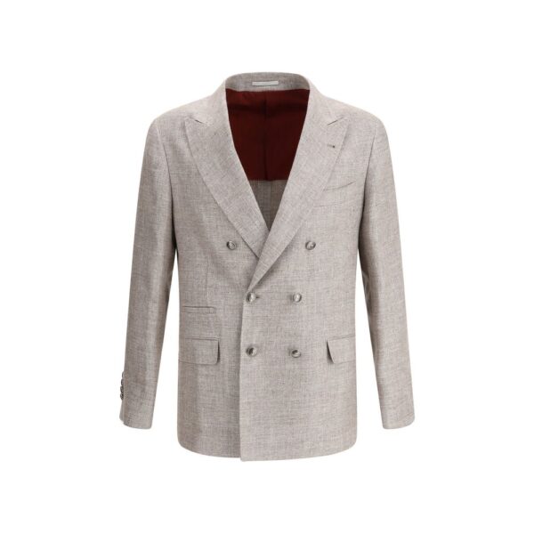 Light Brown Linen Blazer