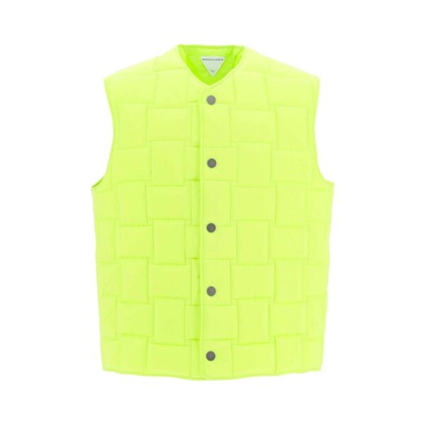 Bicolor Polyamide Sleeveless Jacket