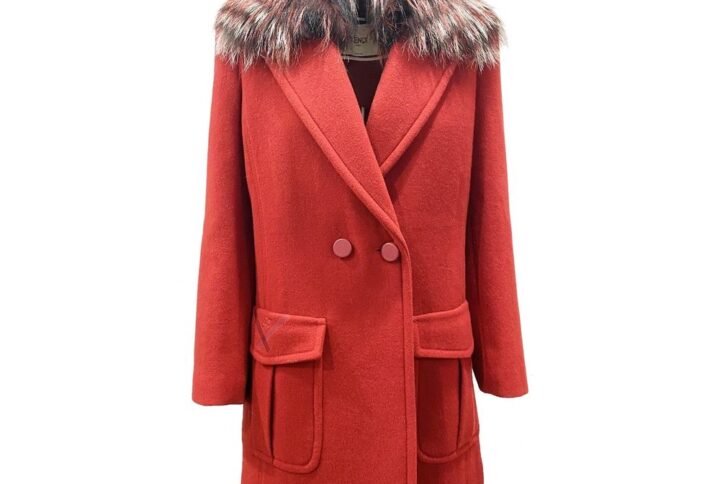 Multicolor Virgin Wool Coat