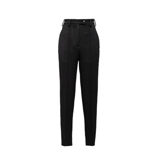 Black Virgin Wool Dress Pants
