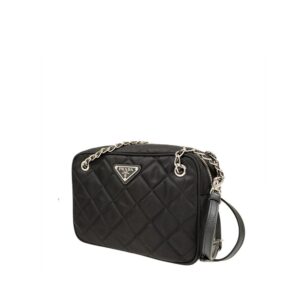 Black Nylon Crossbody Bag - Jag Couture London