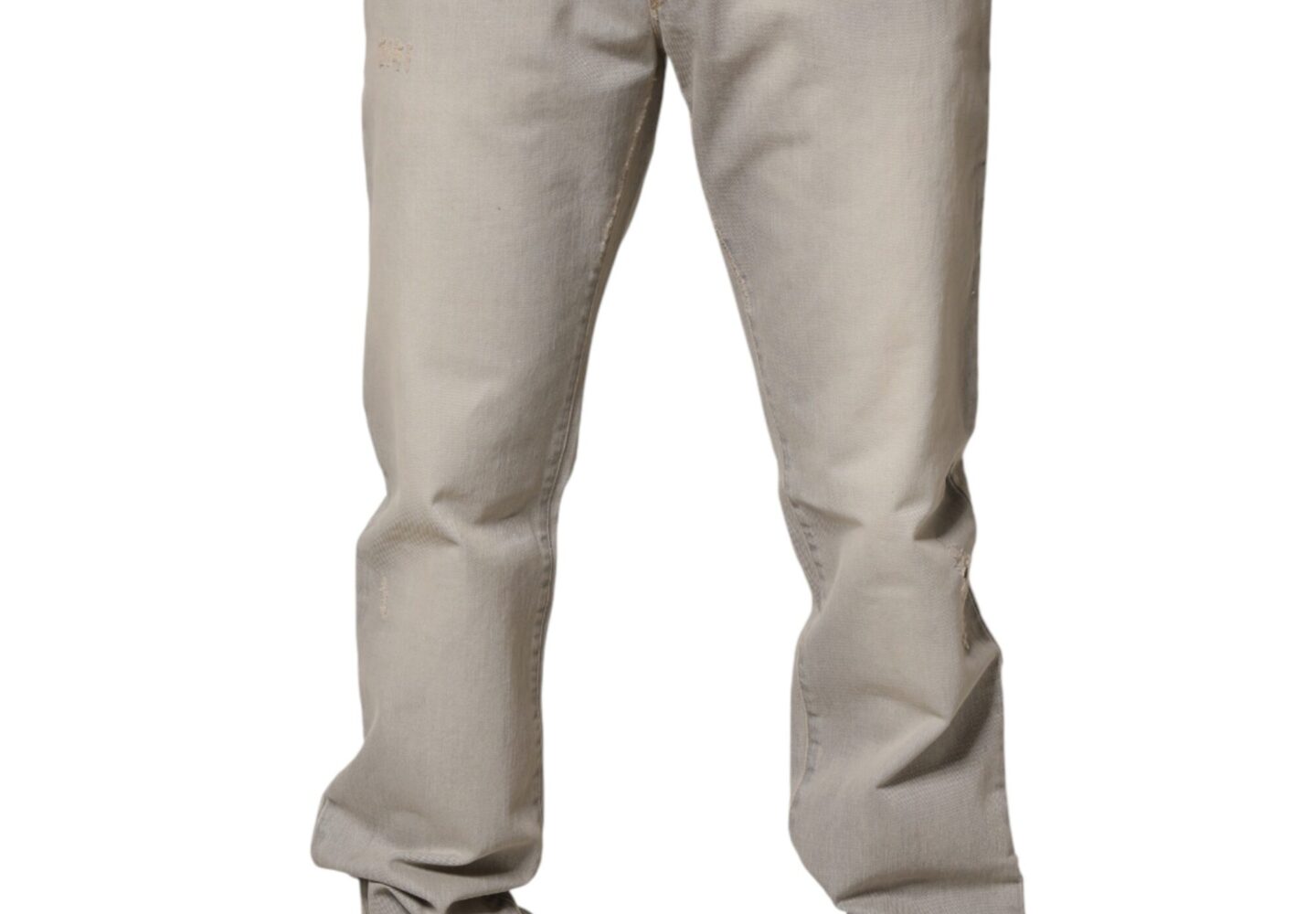 Light Gray Cotton Straight Denim Trouser Jeans