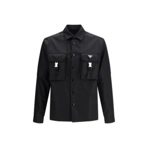 Black Recycled Polyamide Jacket