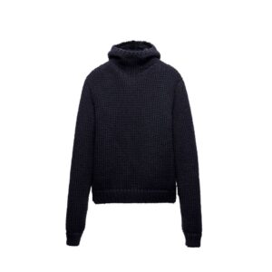 Blue Wool Turtleneck