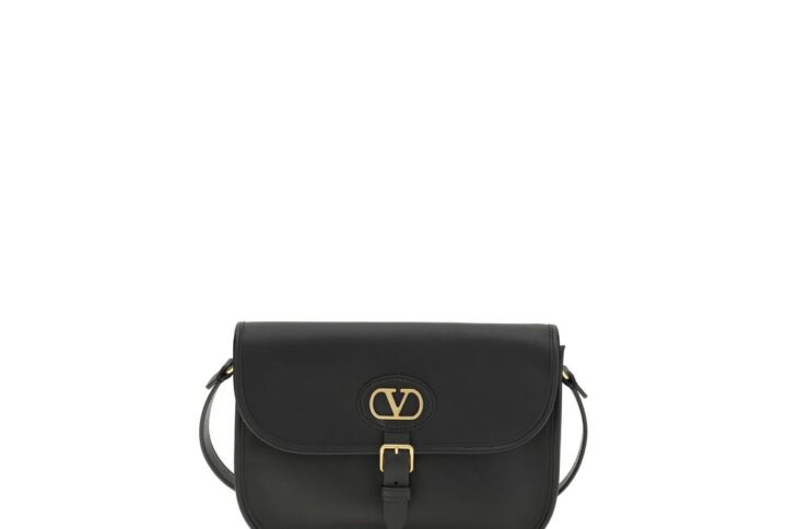 Black Calf Leather Bos Taurus Shoulder Bag