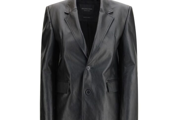 Black Calf Leather Bos Taurus Leather Jacket