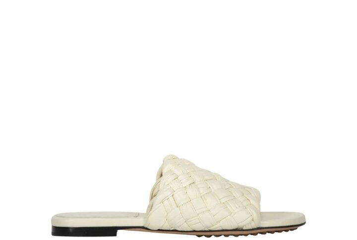 White Lamb Leather Mules