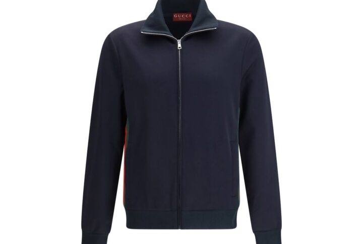 Blue Polyester Shell Jacket