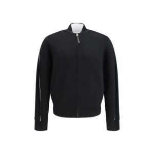 Black Wool Cardigan