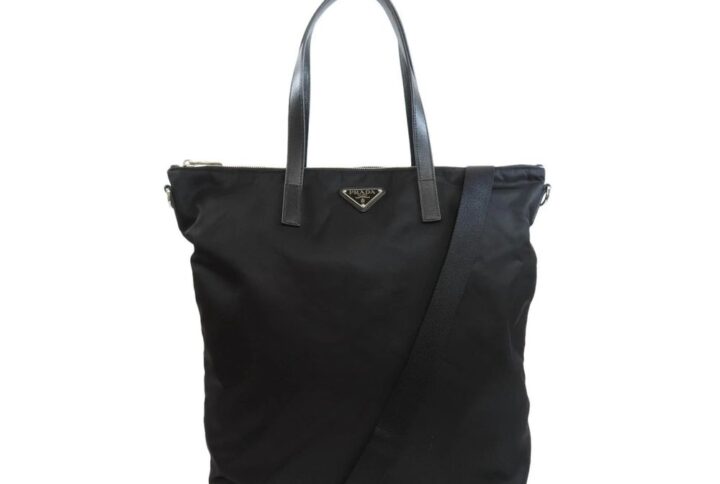Black Nylon Tote Bag - Jag Couture London