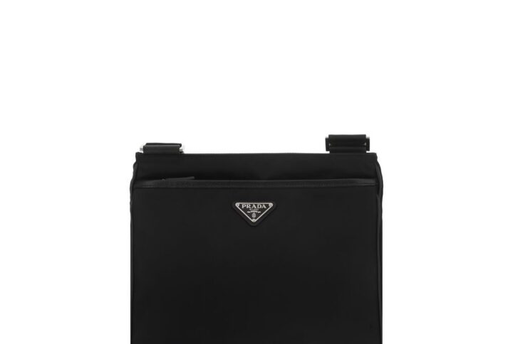 Black Nylon Shoulder Bag - Jag Couture London