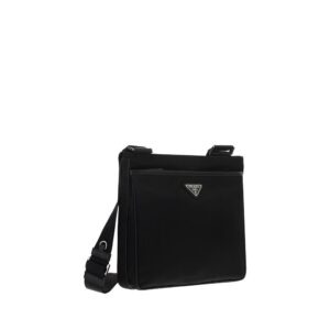 Black Nylon Shoulder Bag - Jag Couture London