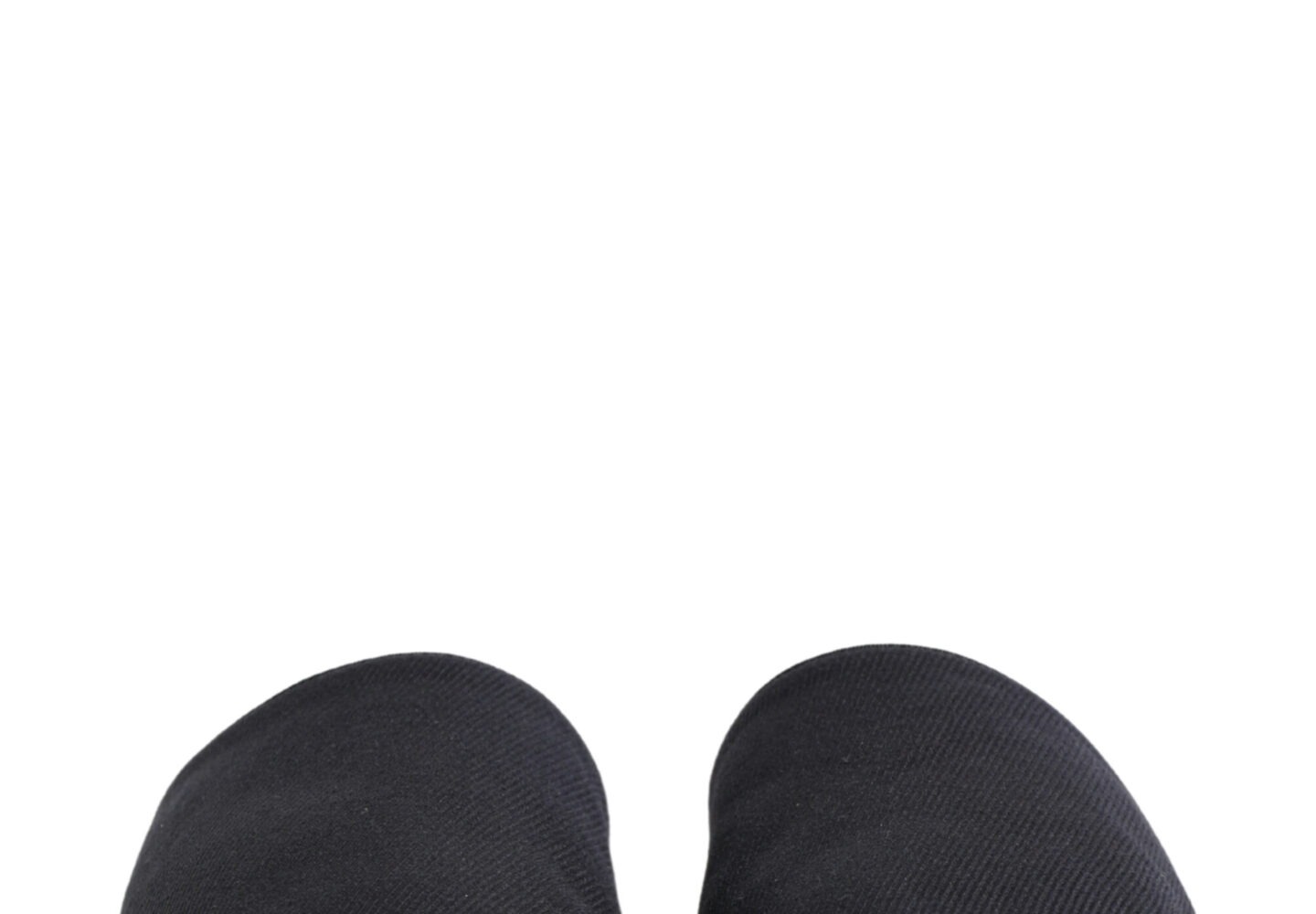 Dark Navy Wool Cotton Red Chevron Slippers Shoes