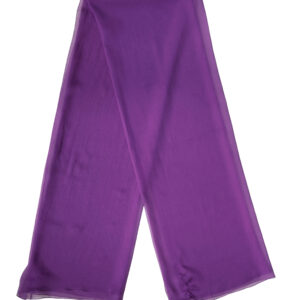 Purple Silk Neck Wrap Shawl Stole 200cm x 134cm Scarf