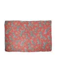 Red Zebra Print Silk Wrap Shawl Stole 200cm x 132cm Scarf