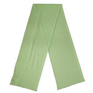 Light Green Silk Neck Wrap Shawl Stole 200cm x 64cm Scarf