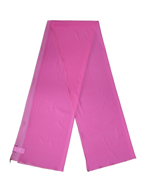 Pink Silk Neck Wrap Shawl Women Stole 200cm x 64cm Scarf