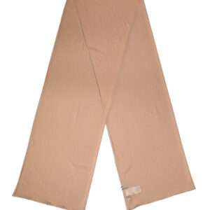 Beige Silk Neck Wrap Shawl Women Stole 200cm x 64cm Scarf