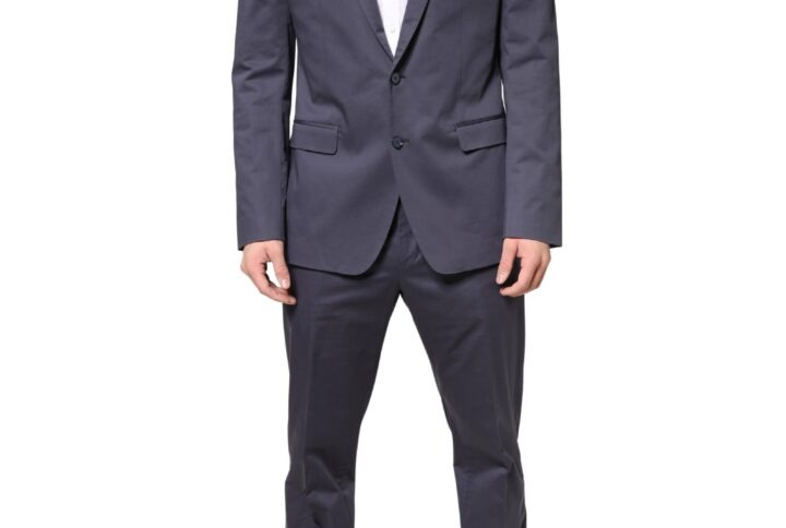 Blue Single Breasted MARTINI 2 Piece Suit | Jag Couture London – New York