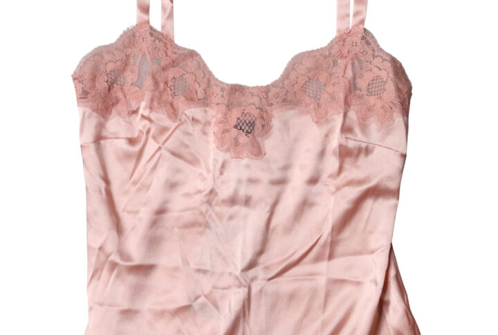 Light Pink Floral Lace Lingerie Top Underwear - Jag Couture London