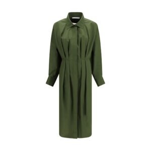Bicolor Cotton Casual Dress