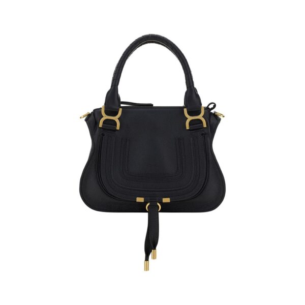 Black Calf Leather Bos Taurus Handbag