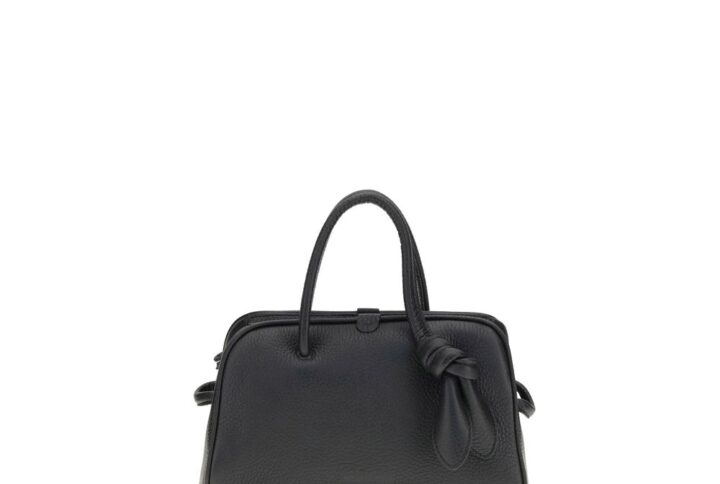 Black Calf Leather Bos Taurus Handbag