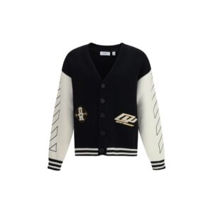 Black Cotton Cardigan