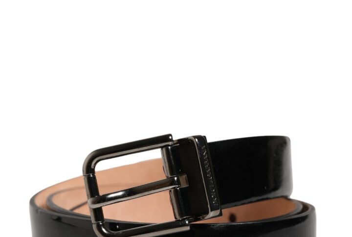 Men Black Classic Leather Metal Buckle Belt | Jag Couture London – New York