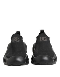 Black Slip On Wave Low Top Sneakers Shoes