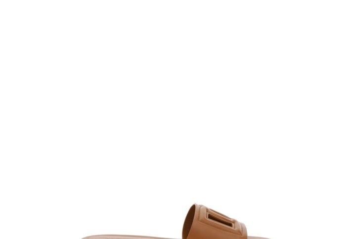 Brown Calf Leather Bos Taurus Flat Sandals | Jag Couture London – New York