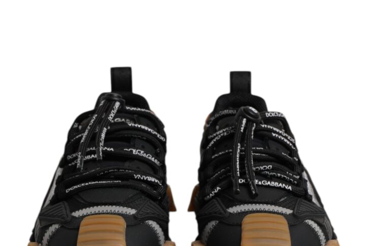 Black Logo Lace Up Low Top NS1 Sneakers Shoes