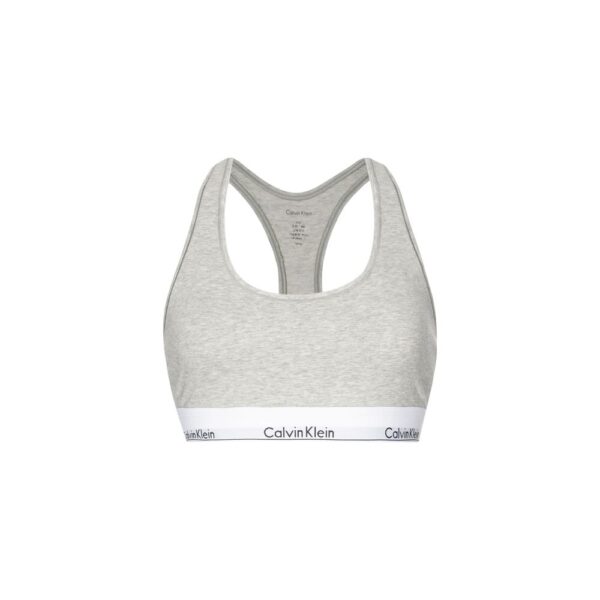 Gray Cotton Bra