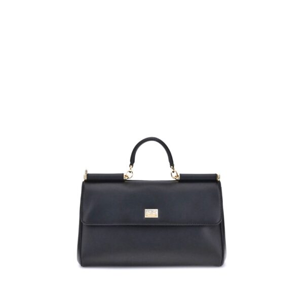 Black Calf Leather Bos Taurus Shoulder Bag
