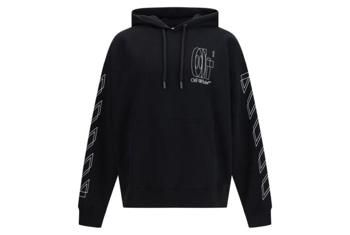Black Cotton Sweatshirt