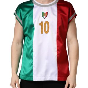 Multicolor Italia DG Logo Satin Tank T-shirt