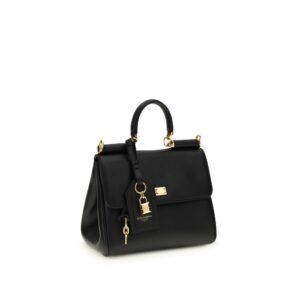 Black Calf Leather Bos Taurus Shoulder Bag - Jag Couture London